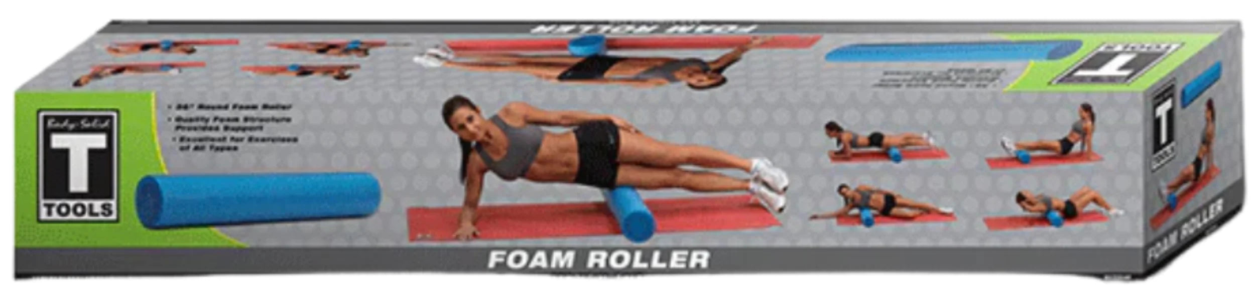 Body-Solid BSTFR36F 36" Full Foam Roller - Close-Up View