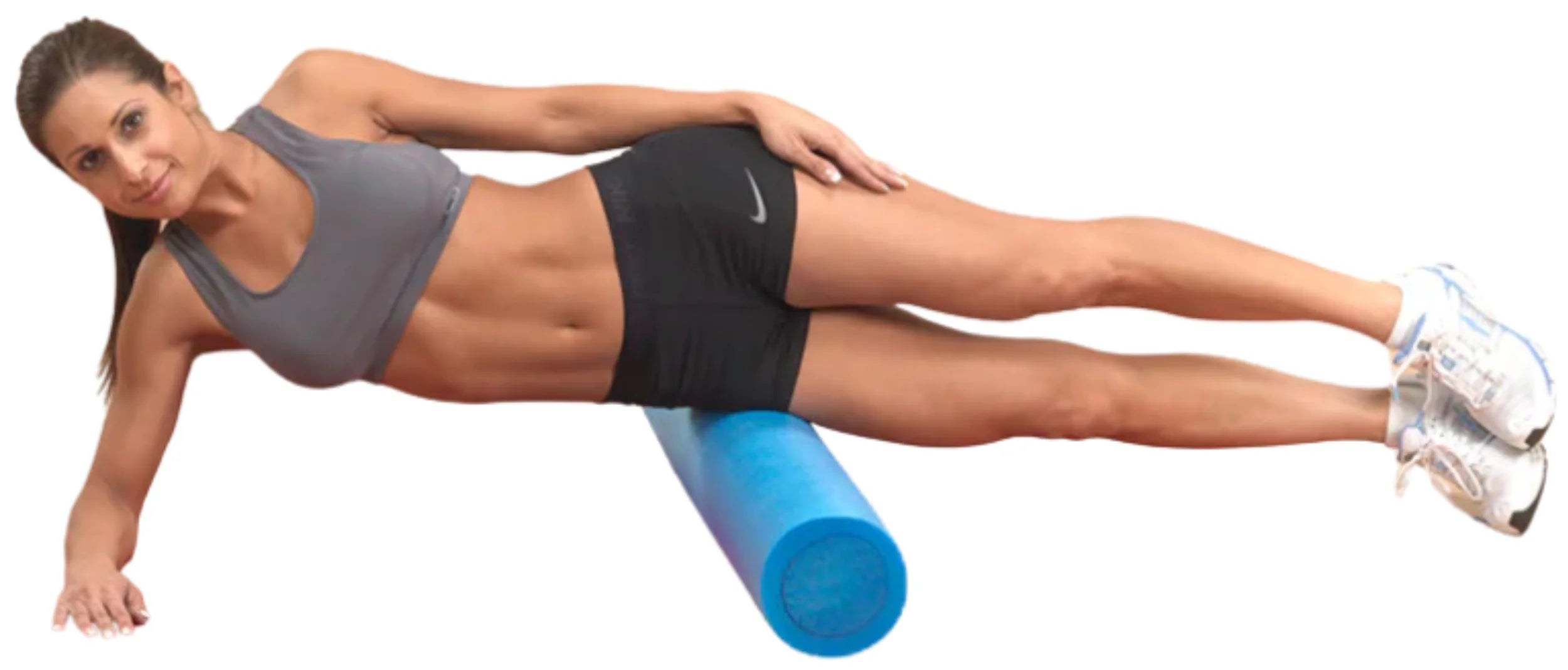 Body-Solid BSTFR36F 36" Full Foam Roller - Side Training View