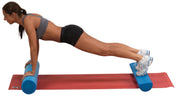 Body-Solid BSTFR36H 36" Half Foam Roller - Side Training View