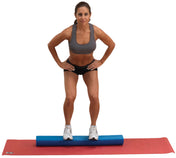 Body-Solid BSTFR36H 36" Half Foam Roller - Front Training View