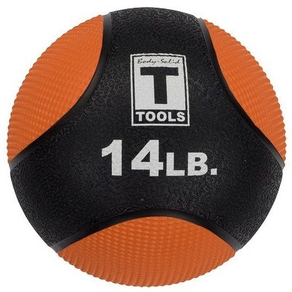 Body Solid BSTMB14 14lb. Medicine Ball - Orange Image
