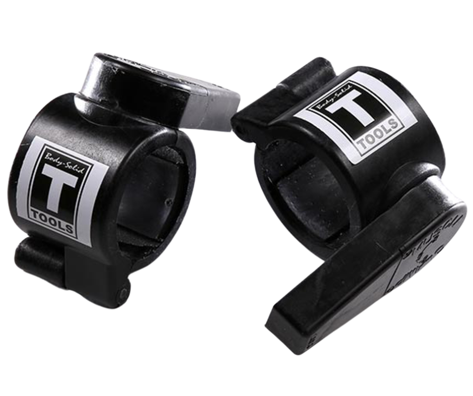 Body Solid BSTMC02BK Muscle Clamp Collars - Black (New) Image