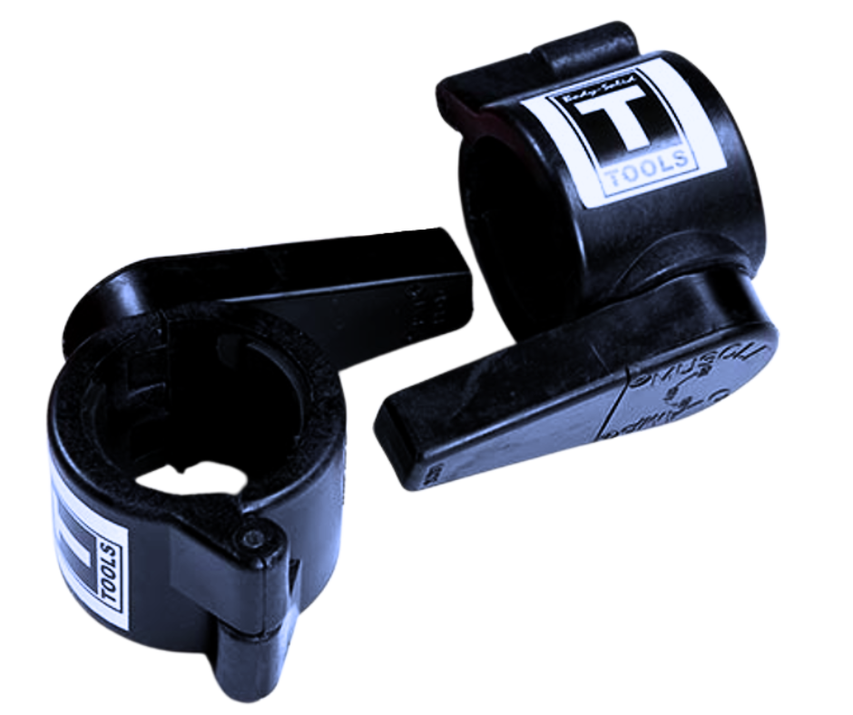 Body Solid BSTMC02BK Muscle Clamp Collars - Black (New) Image 4