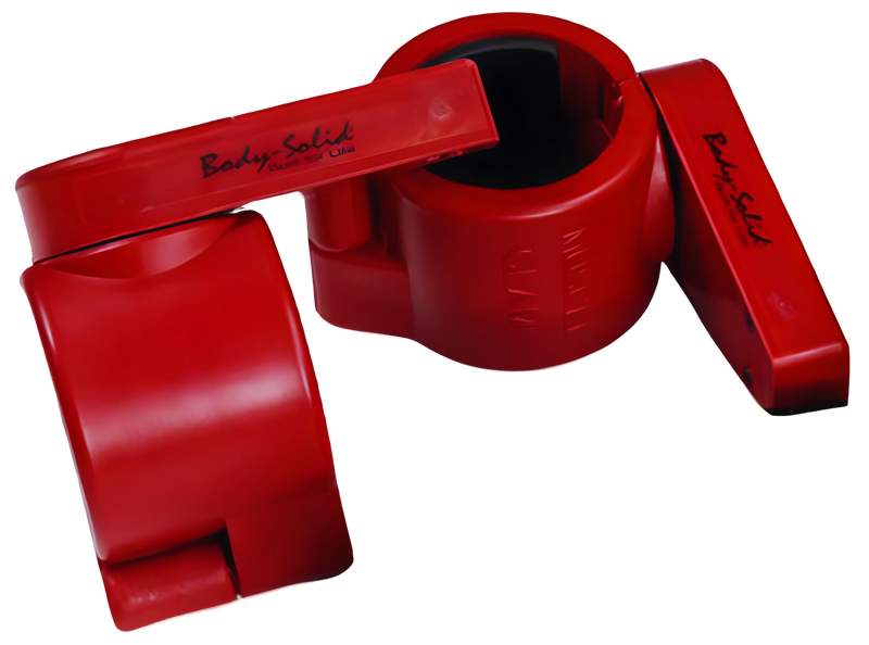 Body Solid BSTMC02RD Muscle Clamp Collars - Red (New)