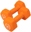 Body Solid BSTND10 Neoprene Dumbbell- 10 lbs. Orange (New)