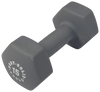 Body Solid BSTND15 Neoprene Dumbbell- 15 lbs. Gray (New)