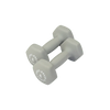 Body Solid BSTND4 Neoprene Dumbbell- 4 lbs. Light Gray (New)
