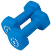 Body Solid BSTND5 Neoprene Dumbbell- 5 lbs. Blue (New)