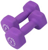 Body Solid BSTND7 Neoprene Dumbbell- 7 lbs. Purple (New)