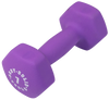 Body Solid BSTND7 Neoprene Dumbbell- 7 lbs. Purple (New)