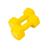 Body Solid BSTND9 Neoprene Dumbbell- 9 lbs. Yellow (New)