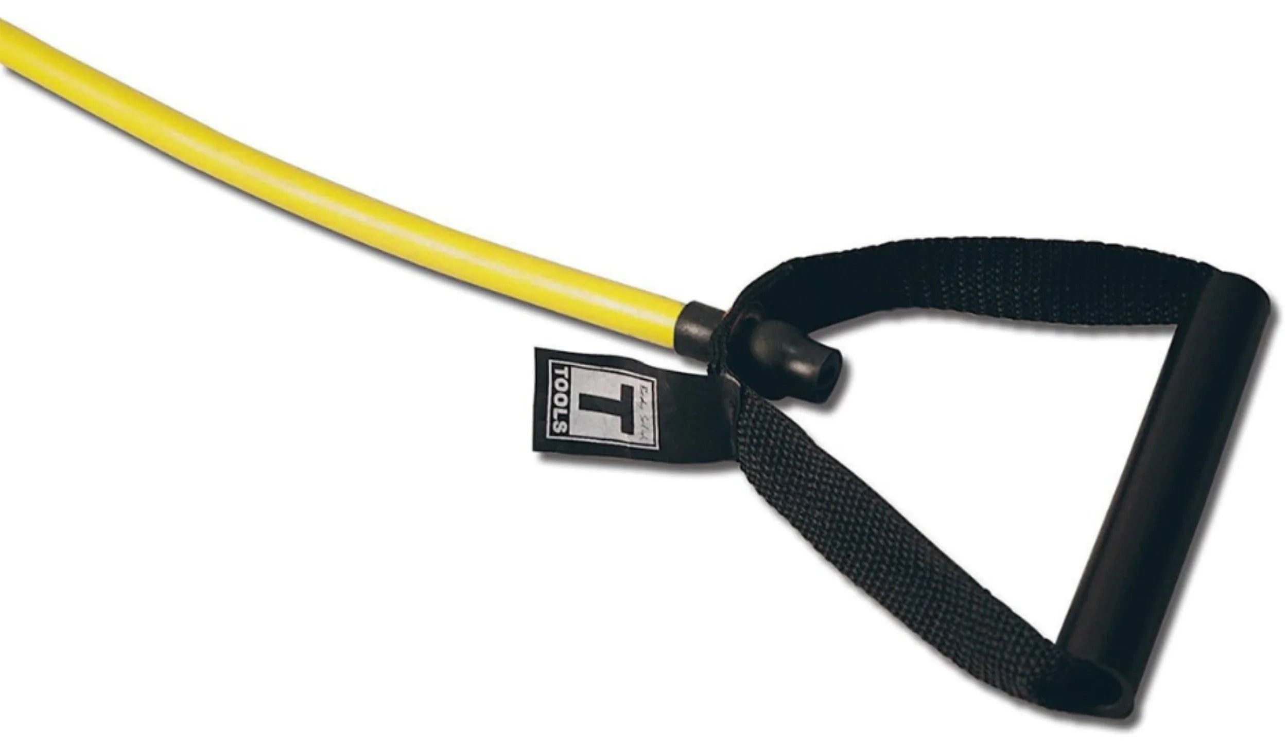 Body-Solid BSTRT1 Resistance Tubes - Very Light Resistance Yellow - Angled View
