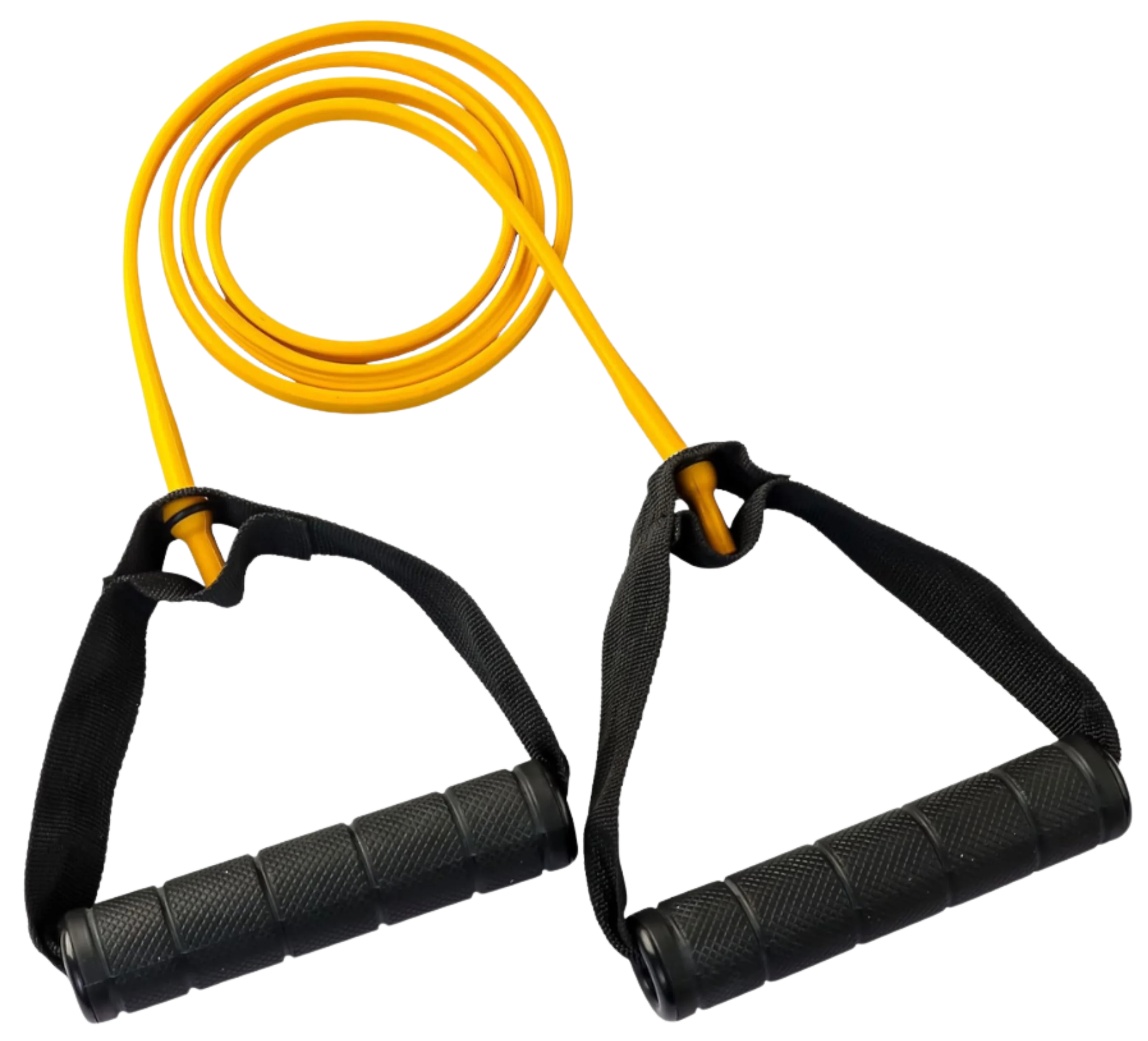 Body-Solid BSTRT1 Resistance Tubes - Very Light Resistance Yellow - Close-Up View