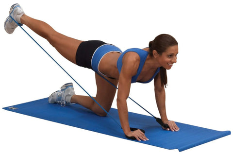 Body-Solid BSTRT4 Resistance Tubes - Heavy Resistance Blue (New)