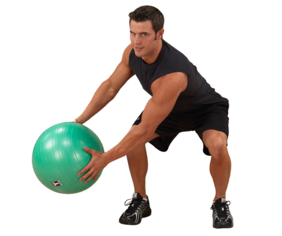 Body Solid BSTSB45 Exercise Ball 45cm Green (New) Image 2