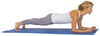 Body-Solid BSTYM3 Yoga Mat 3mm Blue (New)
