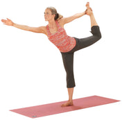 Body-Solid BSTYM5 Yoga Mat 5mm Red - Side Training View