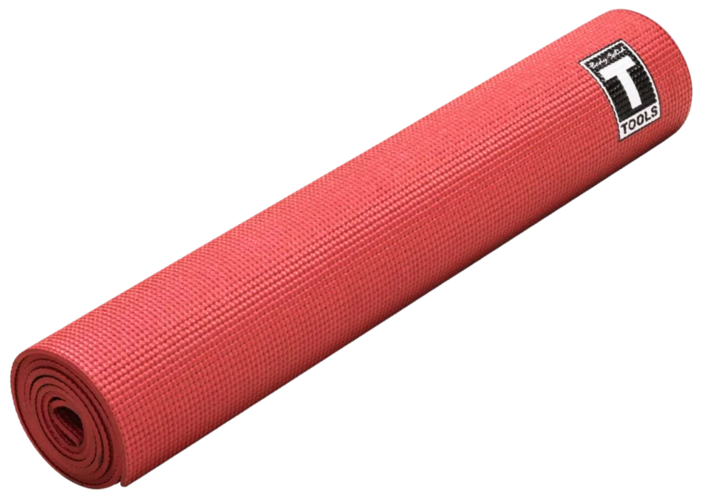 Body-Solid BSTYM5 Yoga Mat 5mm Red - Close-Up View