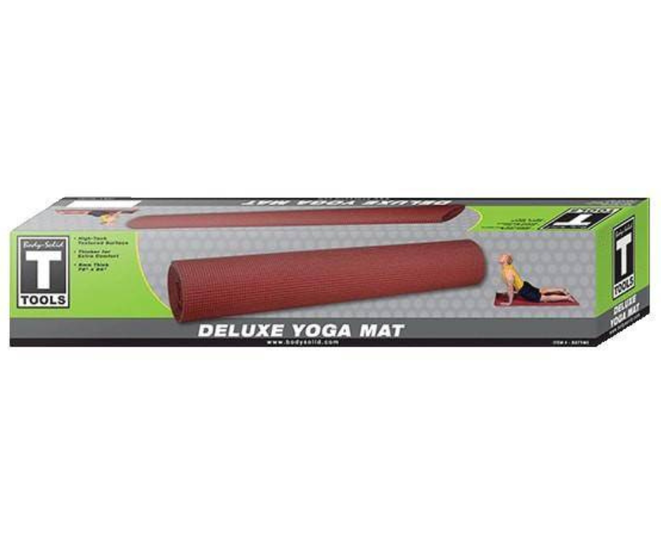 Body-Solid BSTYM5 Yoga Mat 5mm Red (New)