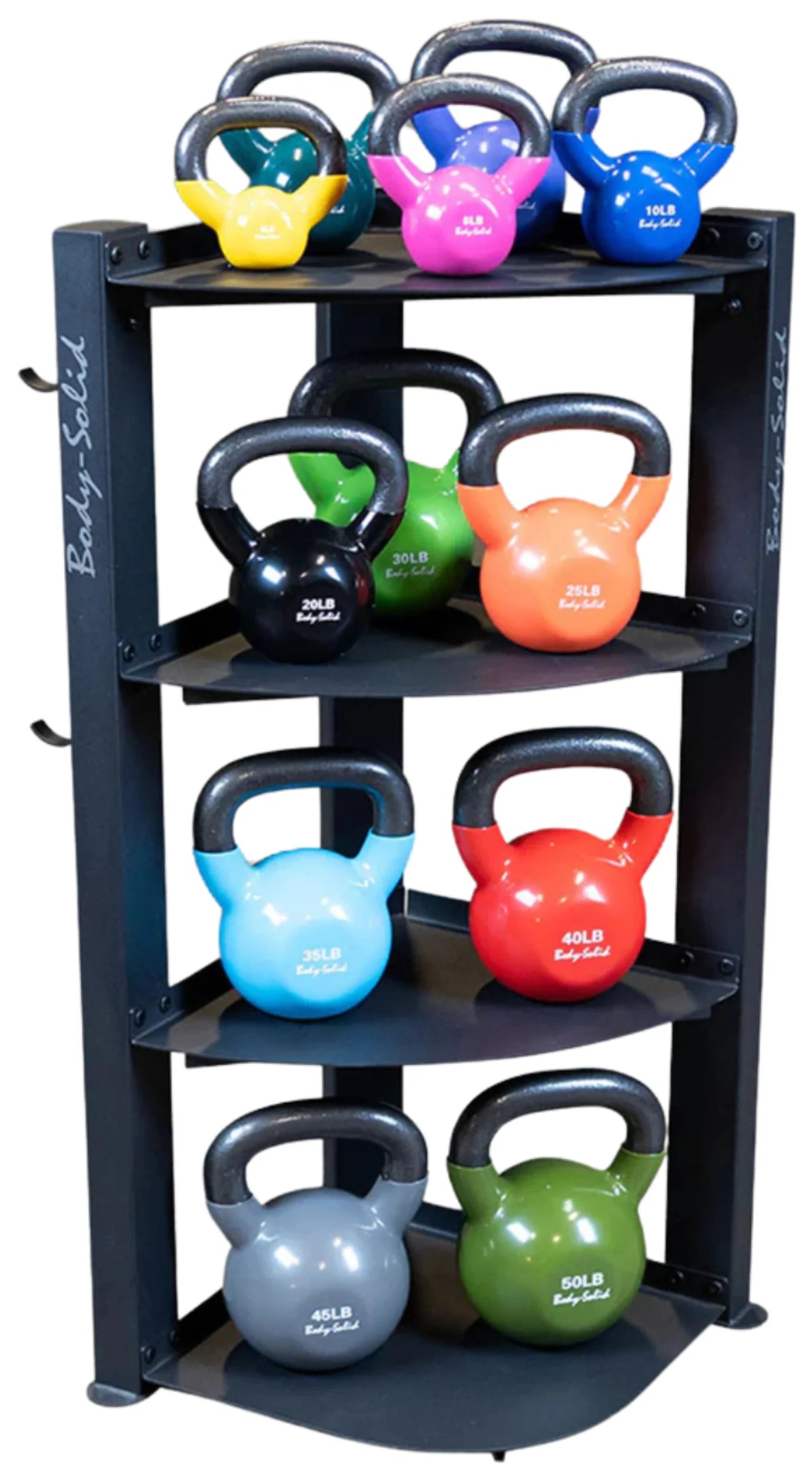 Body-Solid GAR75 Corner Accessory Storage Rack (New)