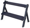 Body Solid GDKR100B Dual Dumbbell & Kettlebell Rack - Black (New)