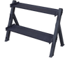 Body Solid GDKR100B Dual Dumbbell & Kettlebell Rack - Black (New) Image