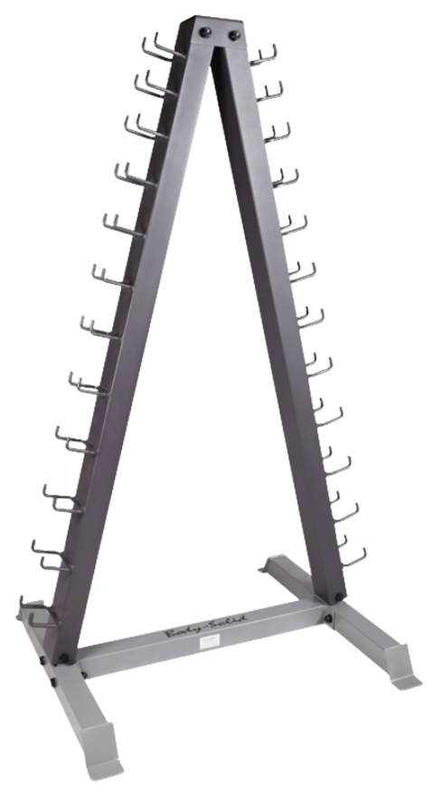 Body Solid GDR24 12 Pair Vertical Dumbbell Rack (New)