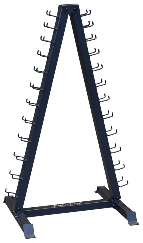 Body Solid GDR24B 12 Pair Vertical Dumbbell Rack (New)