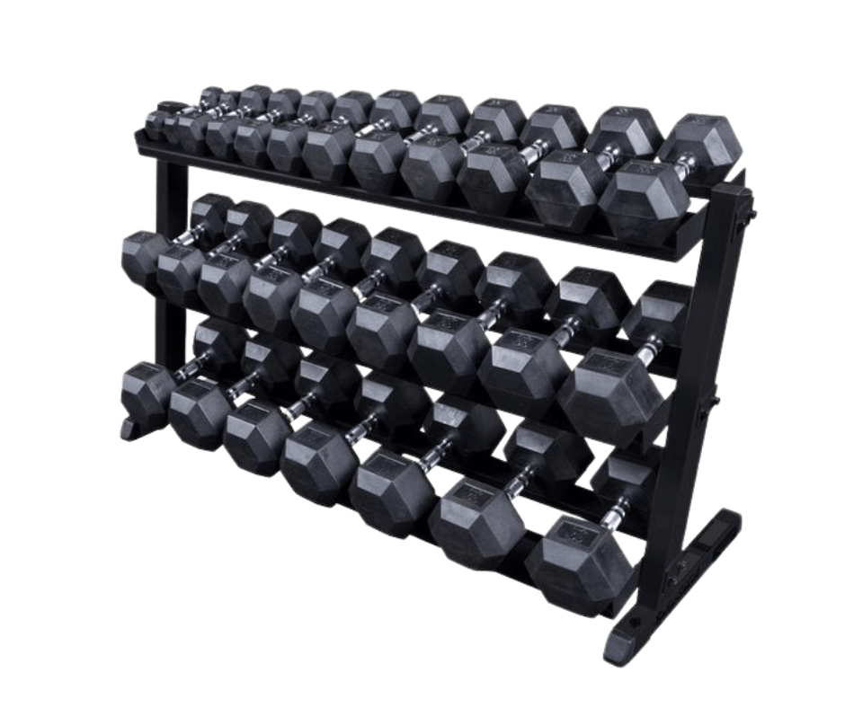 Body Solid GDR60B Pro Dumbbell Rack (New) Image 4