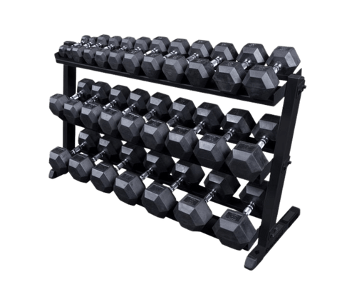 Body Solid GDR60B Pro Dumbbell Rack (New) Image 4