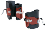 Body Solid GIB2R Inversion Boots - Red - Close-Up View