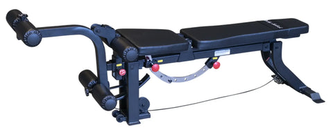 Body-Solid GLEG Adjustable Bench with Cabled Leg Developer (New)