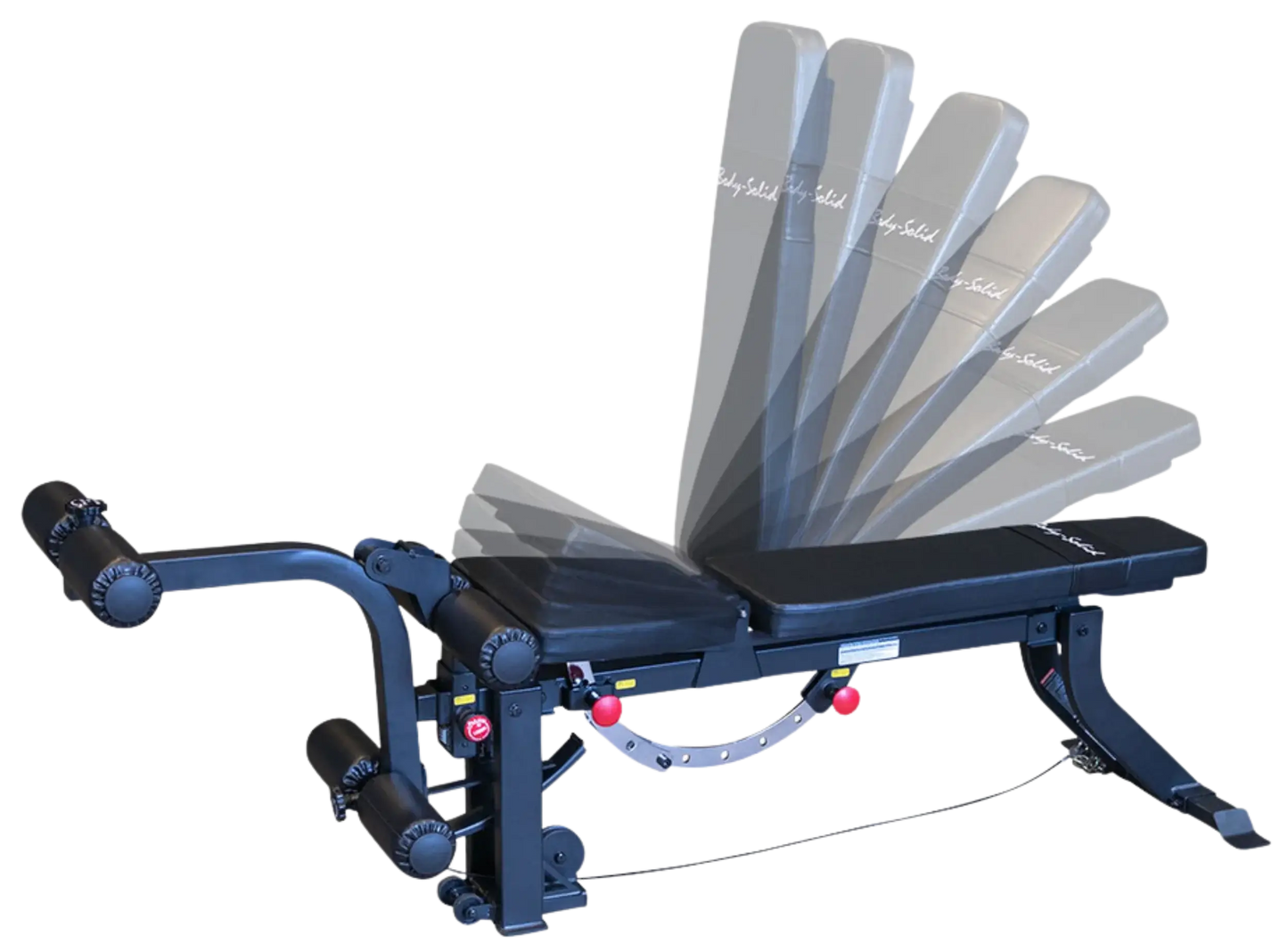 Body-Solid GLEG Adjustable Bench with Cabled Leg Developer (New)