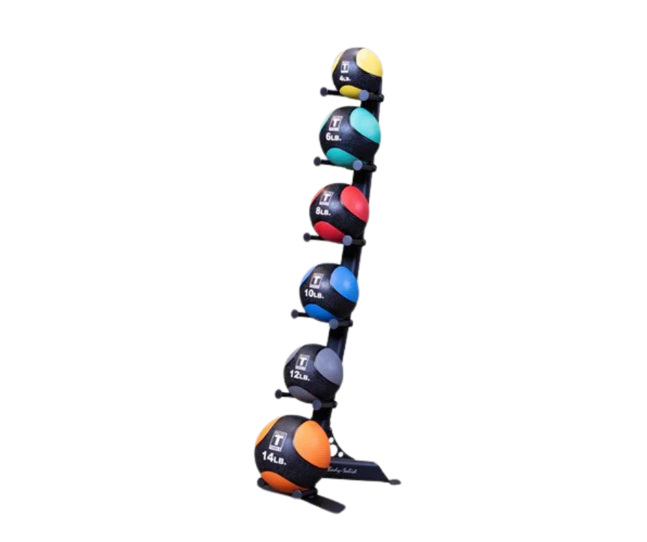 Body Solid GMR10B Medicine Ball Rack (New)