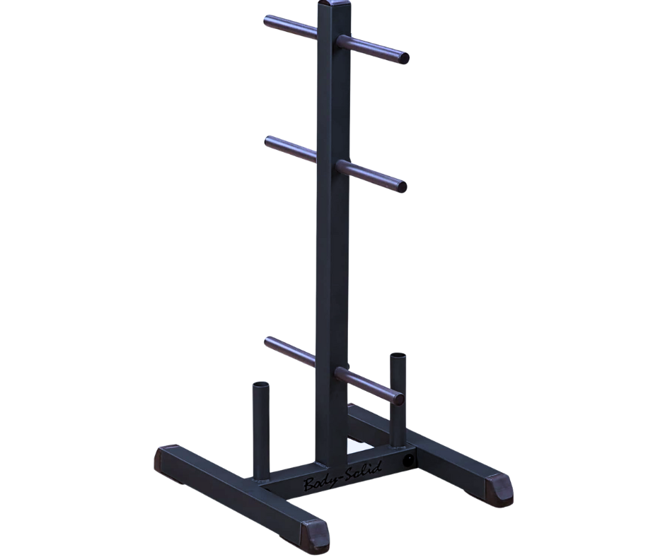 Body Solid GSWTB Standard Plate Tree & Bar Holder | Fitness Superstore