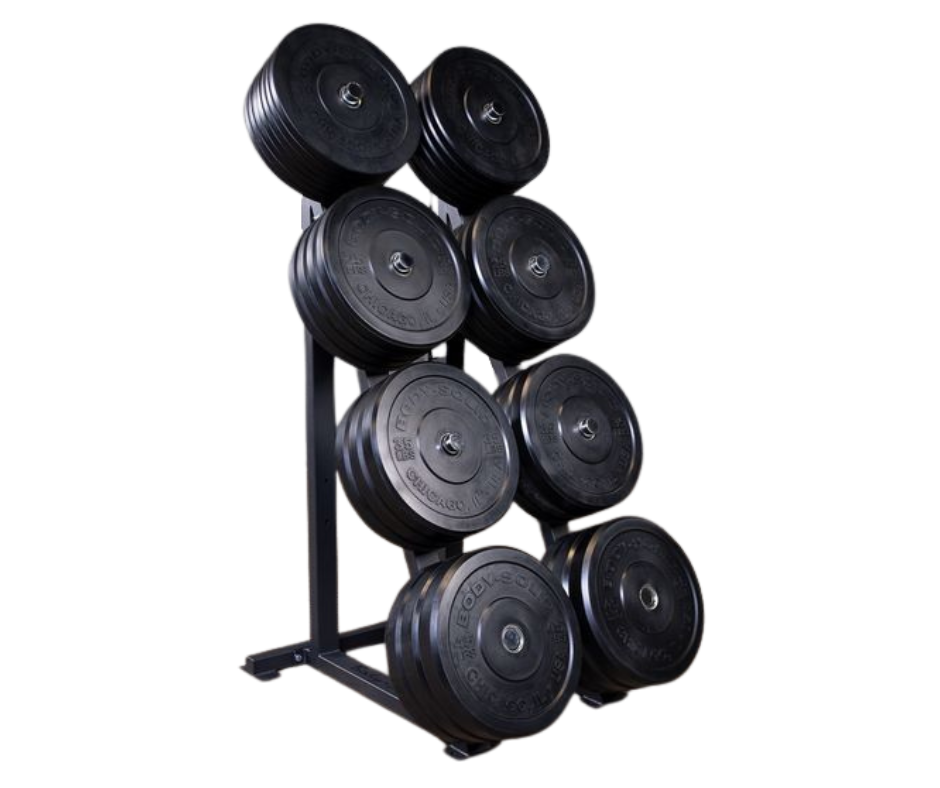 Body Solid GWT76 High Capacity Olympic Plate Rack (New)