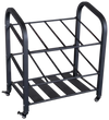 Body-Solid GYR500 Foam Roller / Yoga Mat Storage Cart Rack (New)