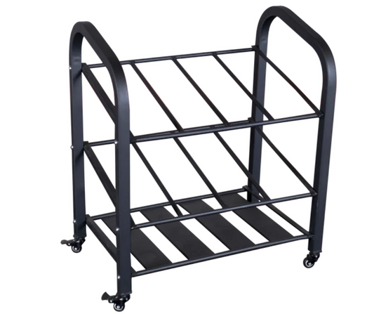 Body-Solid GYR500 Foam Roller / Yoga Mat Storage Cart Rack (New)