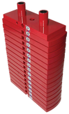 Body Solid HP150 Premium Red 150 lb Weight Stack Plate (New)