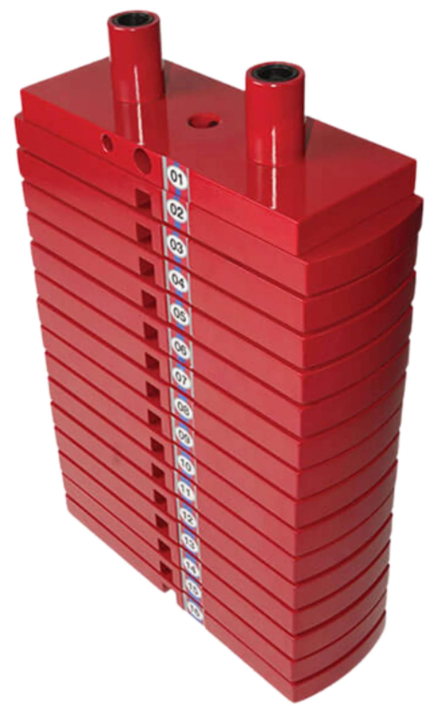 Body Solid HP150 Premium Red 150 lb Weight Stack Plate (New)