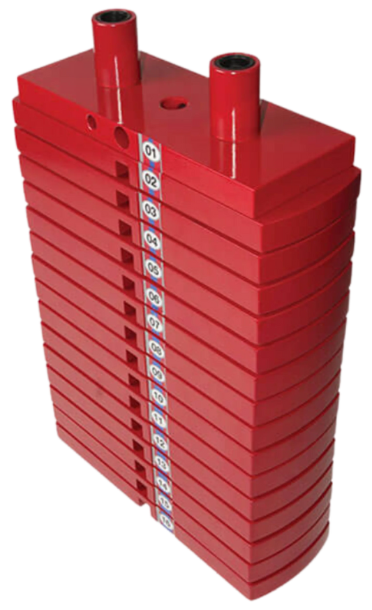 Body Solid HP200 Premium Red 200 lb Weight Stack (New)