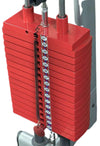 Body Solid HP50 Premium Red 50 lb Weight Stack Plate (New)