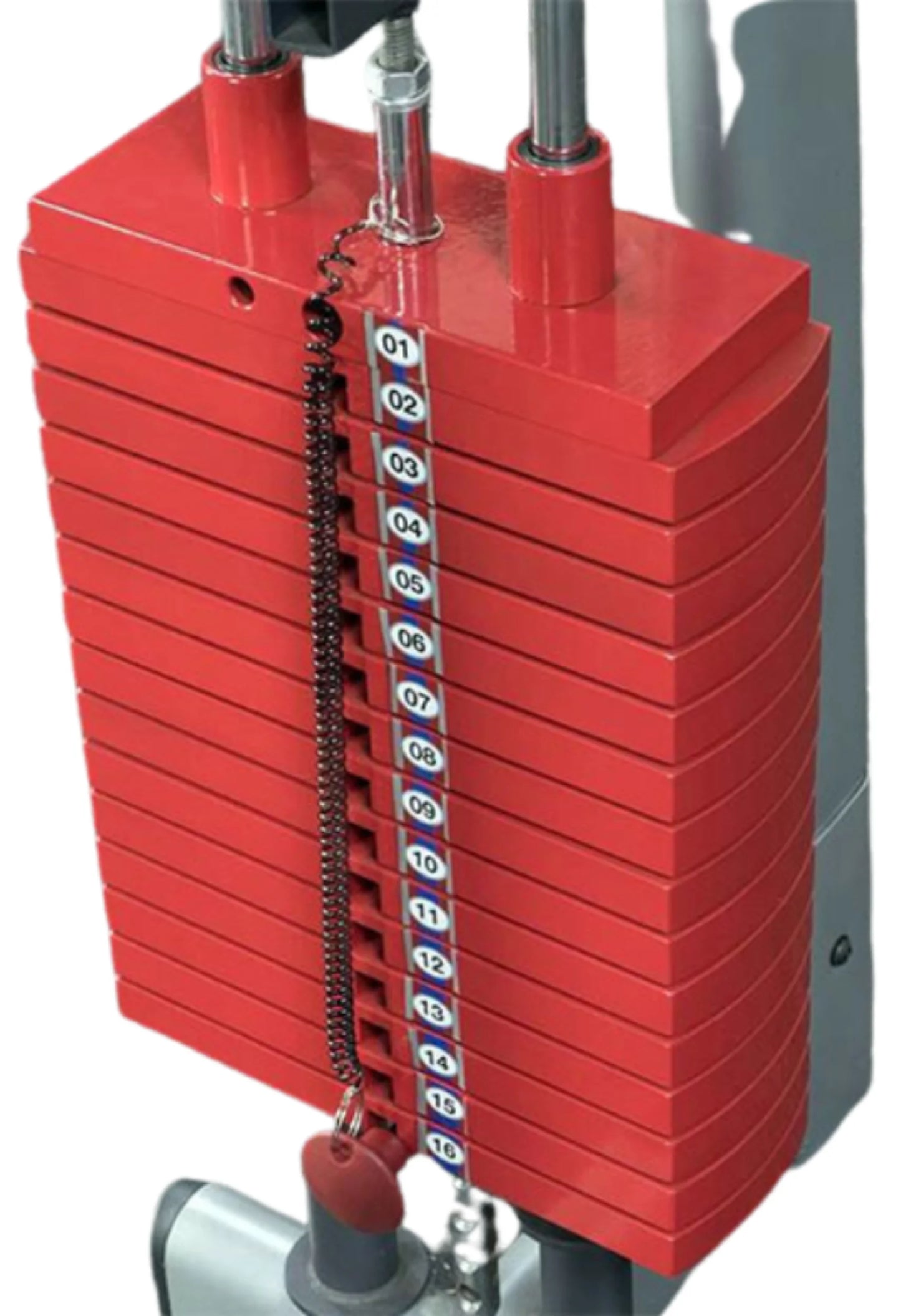 Body Solid HP50 Premium Red 50 lb Weight Stack Plate (New)