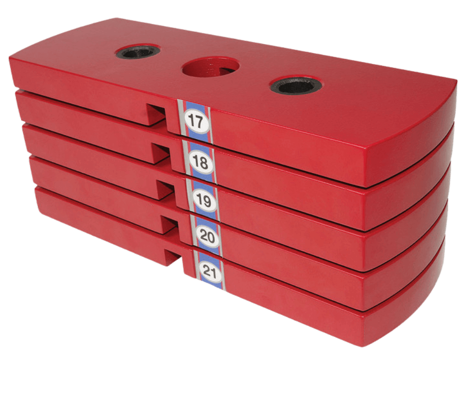 Body Solid HP50 Premium Red 50 lb Weight Stack Plate (New) Image