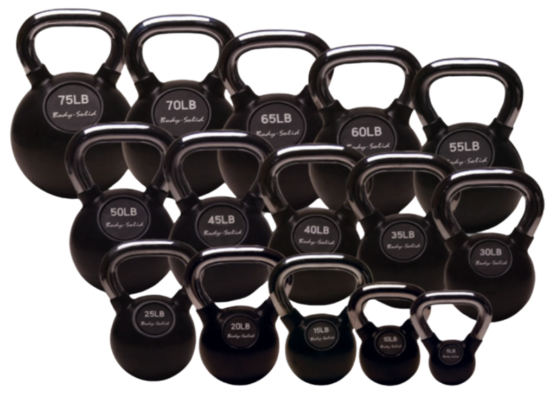 Body Solid KBCS275 Premium Kettlebell Set 5 to 50 lbs. (New)