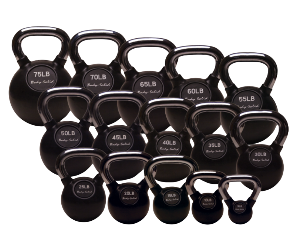Body Solid KBCS275 Premium Kettlebell Set 5 to 50 lbs. (New)