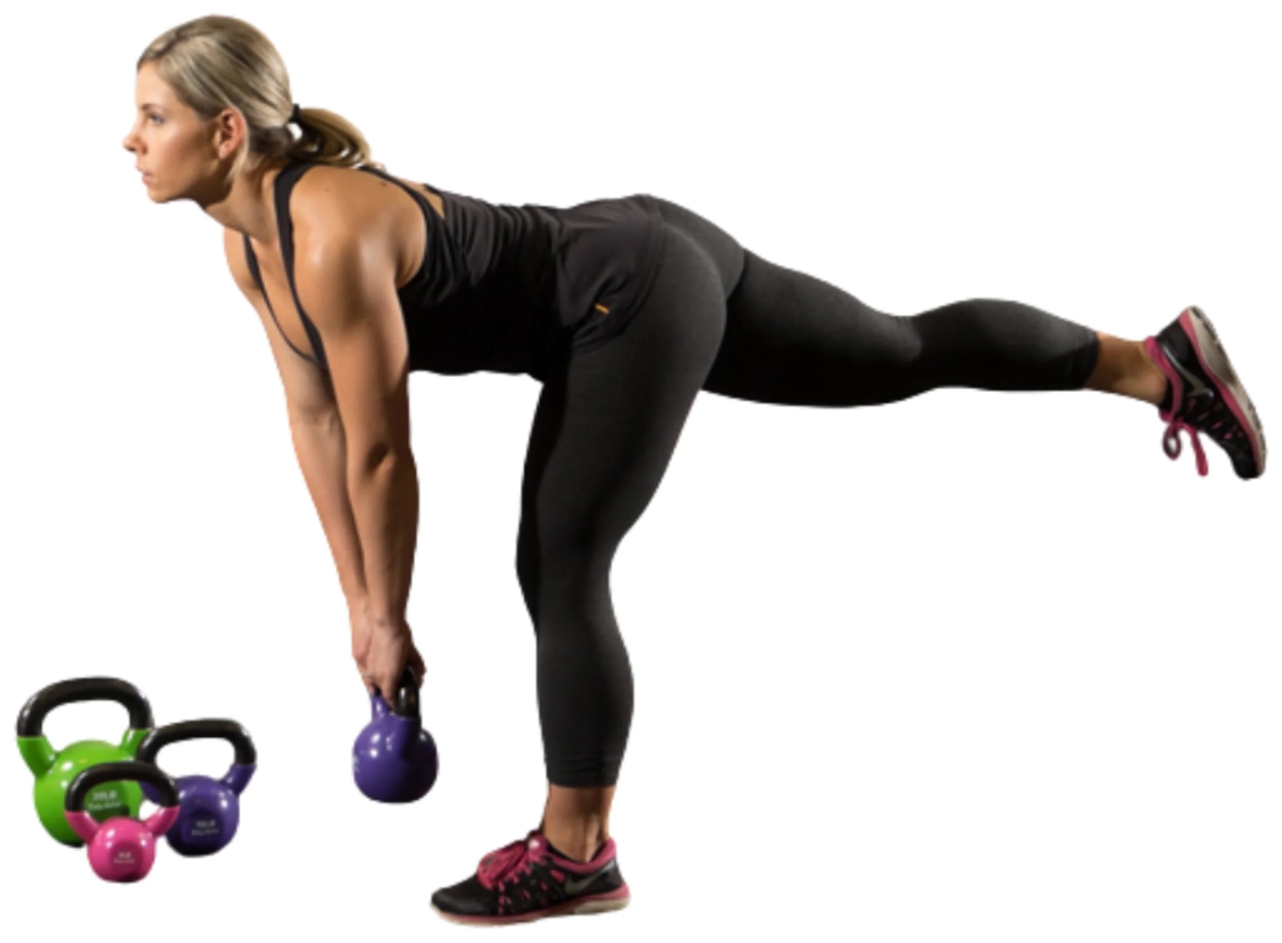 Body Solid KBVS105 Vinyl Coated Kettlebell Set 5-30 lb. (New)