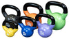 Body Solid KBVS105PACK Vinyl Coated Kettlebell Set 5-30 lb. with GDKR50 (New)