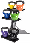 Body Solid KBVS105PACK Vinyl Coated Kettlebell Set 5-30 lb. with GDKR50 (New)