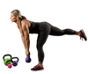 Body Solid KBVS105 Vinyl Coated Kettlebell Set 5-30 lb. (New) Image 2